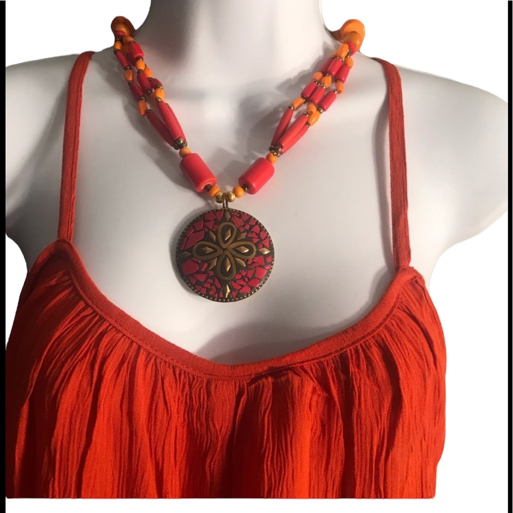 NWT.   Sacred Threads Necklace. CL/GR06